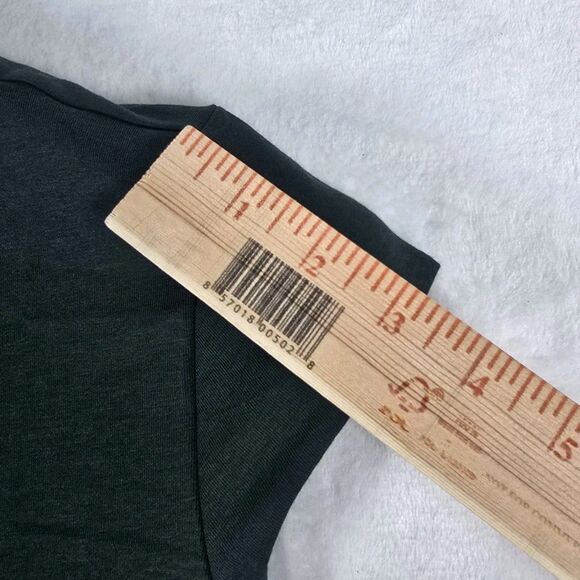 Universal Standard Ashley Cap Sleeve Tee 4XS (0-00) Forest Green Pima Cotton - Picture 7 of 10